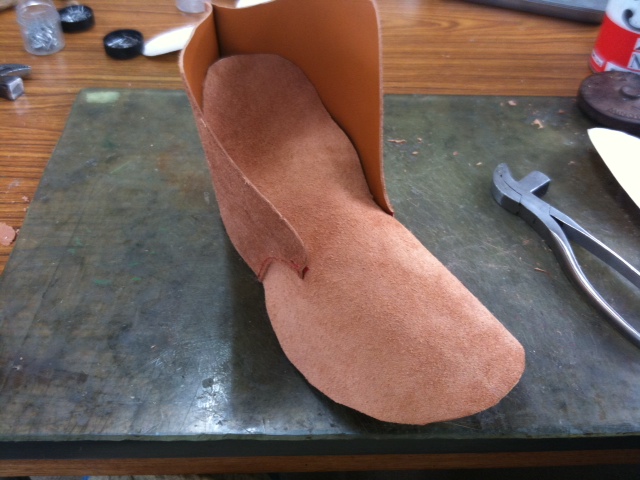 靴作り教室・仮靴作り01